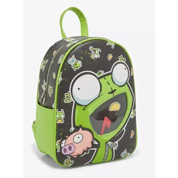 Bioworld Invader Zim Backpack Bioworld Invader Zim Gir Snacks Mini Backpack | eBay main image 4
